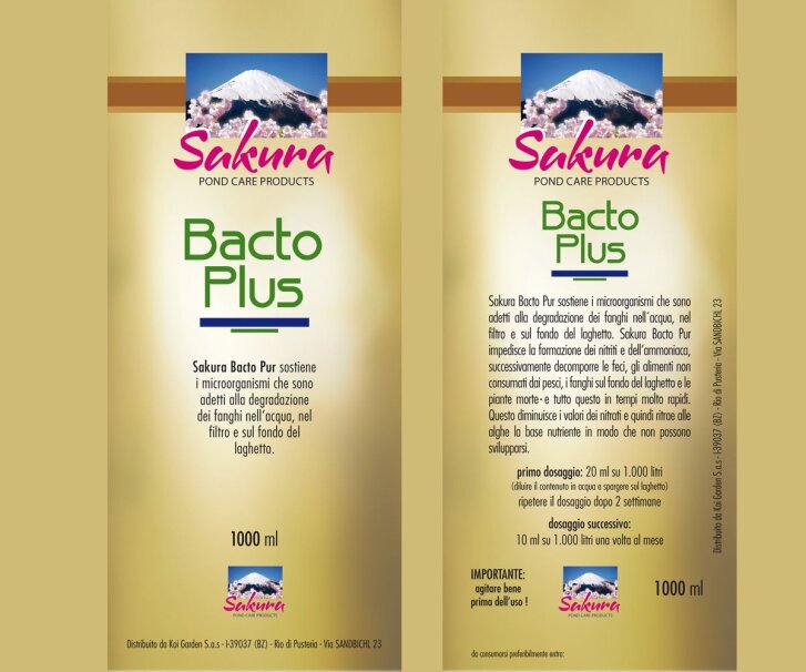 Filterstarterbakterien Sakura Bacto Plus 1000 ml Filterstarter